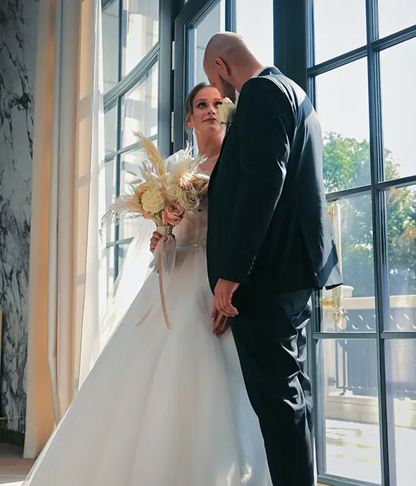 TheWedding.FILM-Couple-Standing-Together